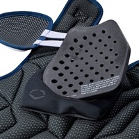 Evoshield Ltd Ed Austin Wells STMNT SRZ Int 15IN Catchers Chest Protector, Navy