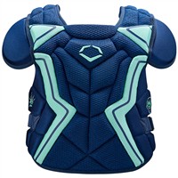Evoshield Ltd Ed Austin Wells STMNT SRZ Int 15IN Catchers Chest Protector, Navy/Green