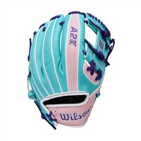 Wilson A2K 1786 11.5IN Baseball Glove (WBW103951115), Pink/Blue