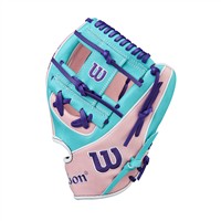 Wilson A2K 1786 11.5IN Baseball Glove (WBW103951115), Pink/Blue