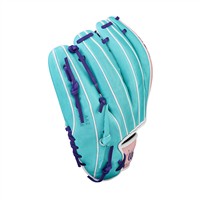 Wilson A2K 1786 11.5IN Baseball Glove (WBW103951115), Pink/Blue