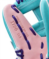 Wilson A2K 1786 11.5IN Baseball Glove (WBW103951115), Pink/Blue