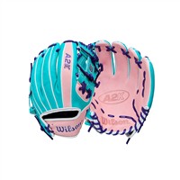Wilson A2K 1786 11.5IN Baseball Glove (WBW103951115), Pink/Blue