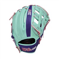 Wilson A2K DW5 12IN Baseball Glove (WBW10395212), Purple/Pink