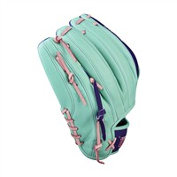 Wilson A2K DW5 12IN Baseball Glove (WBW10395212), Purple/Pink