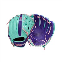 Wilson A2K DW5 12IN Baseball Glove (WBW10395212), Purple/Pink