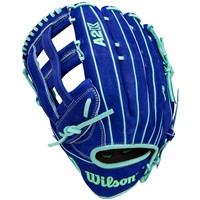 Wilson A2K JS22 Juan Soto Game Model 12.75IN Baseball Glove (WBW1039531275), Blue/Green