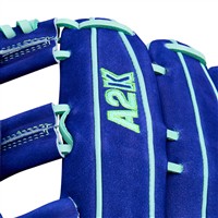 Wilson A2K JS22 Juan Soto Game Model 12.75IN Baseball Glove (WBW1039531275), Blue/Green