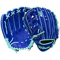 Wilson A2K JS22 Juan Soto Game Model 12.75IN Baseball Glove (WBW1039531275), Blue/Green