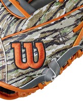 Wilson A2000 SS GH2 Game Model 11.75IN Baseball Glove (WBW1034511175), Grey/Orange