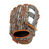 Wilson A2000 SS GH2 Game Model 11.75IN Baseball Glove (WBW1034511175), Grey/Orange
