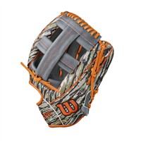 Wilson A2000 SS GH2 Game Model 11.75IN Baseball Glove (WBW1034511175), Grey/Orange