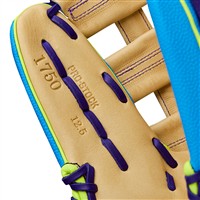 Wilson A2000 SuperSkin 1750 12.5IN Baseball Glove (WBW104006125), Blonde