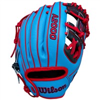 Wilson A2000 SuperSkin PF11 Pedroia Fit 11IN Baseball Glove (WBW10394011), Navy/Red