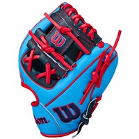 Wilson A2000 SuperSkin PF11 Pedroia Fit 11IN Baseball Glove (WBW10394011), Navy/Red