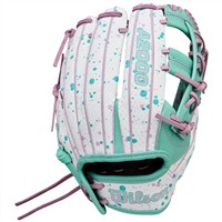 Wilson A2000 SuperSkin FP75 11.75IN Fastpitch Glove (WBW1039451175), Green/White