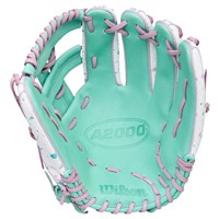Wilson A2000 SuperSkin FP75 11.75IN Fastpitch Glove (WBW1039451175), Green/White