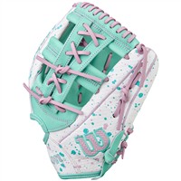 Wilson A2000 SuperSkin FP75 11.75IN Fastpitch Glove (WBW1039451175), Green/White