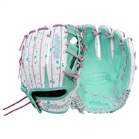 Wilson A2000 SuperSkin FP75 11.75IN Fastpitch Glove (WBW1039451175), Green/White