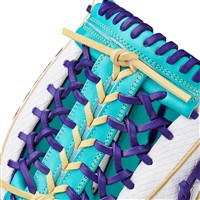 Wilson A2000 SuperSkin T125 12.5IN Fastpitch Glove (WBW103947125), Teal/White