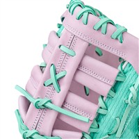 Wilson A2000 SuperSkin FP1B 12.5IN 1st Base Fastpitch Glove (WBW103949125), Purple/White