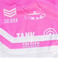 Soldier Men's Drip Shorts, Pink/White