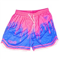 Soldier Men's Drip Shorts, Blue/Pink