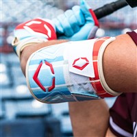 Evoshield X SRZ Limited Edition Elbow Guard, Red/White/Blue