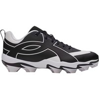Under Armour Mens Leadoff ICON Low Molded Baseball Cleats, Black/Black