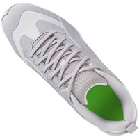 Under Armour Mens Leadoff ICON Low Molded Baseball Cleats, Grey/White