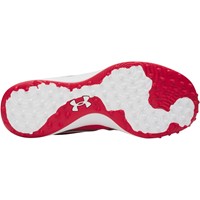 Under Armour Mens Yard ICON Baseball Turfs, Red/White