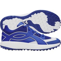Under Armour Mens Yard ICON Baseball Turfs, Royal/White