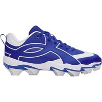 Under Armour Youth Leadoff ICON Low Molded Baseball Cleats, Royal/Black