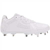 Under Armour Womens Glyde Sola Pro MT Metal Softball Cleats, White/White