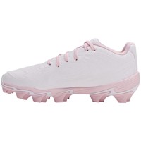 Under Armour Womens Glyde Sola RM Molded Softball Cleats, White/Pink