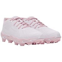 Under Armour Womens Glyde Sola RM Molded Softball Cleats, White/Pink