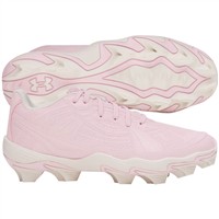 Under Armour Youth Glyde Sola RM Molded Softball Cleats, Pink