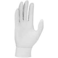 NIKE Adult Alpha Elite 2.0 Batting Gloves, White/Silver