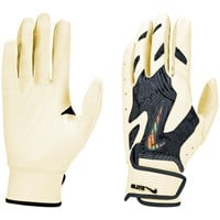 NIKE Adult Alpha Elite 2.0 Batting Gloves, Dark Grey