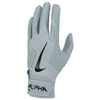NIKE Adult Alpha 2.0 Batting Gloves, Grey/Black