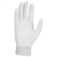 NIKE Adult Alpha 2.0 Batting Gloves, White/Grey