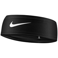 Nike Youth Dri Fit Fury Classic Headband, Black/White