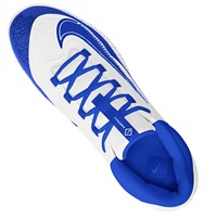 NIKE Men's Alpha Huarache Elite 4 Low Metal Baseball Cleats, White/Royal