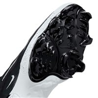 NIKE Men's Alpha Huarache Elite 4 Low MCS Molded Baseball Cleats, Black/White/Grey