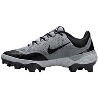 NIKE Men's Alpha Huarache Elite 4 Low MCS Molded Baseball Cleats, Grey/White