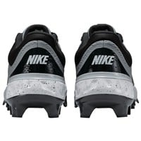 NIKE Men's Alpha Huarache Elite 4 Low MCS Molded Baseball Cleats, Grey/White