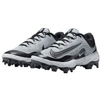 NIKE Men's Alpha Huarache Elite 4 Low MCS Molded Baseball Cleats, Grey/White