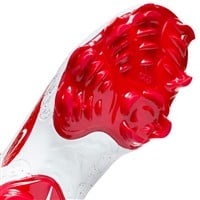 NIKE Men's Alpha Huarache Elite 4 Low MCS Molded Baseball Cleats, White/Red