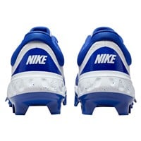 NIKE Men's Alpha Huarache Elite 4 Low MCS Molded Baseball Cleats, White/Royal