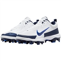 NIKE Men's Force Trout 9 Pro MCS Molded Baseball Cleats, White/Navy